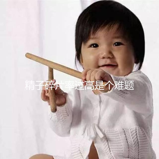 精子碎片率過高是個難題，改善質量只靠勃銳精可不行