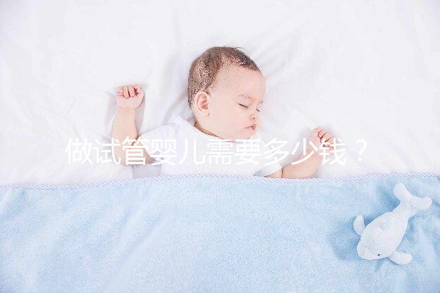做試管嬰兒需要多少錢？
