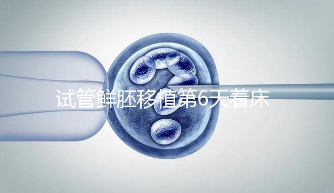 試管鮮胚移植第6天著床了沒？測出大白板還能懷孕嗎？